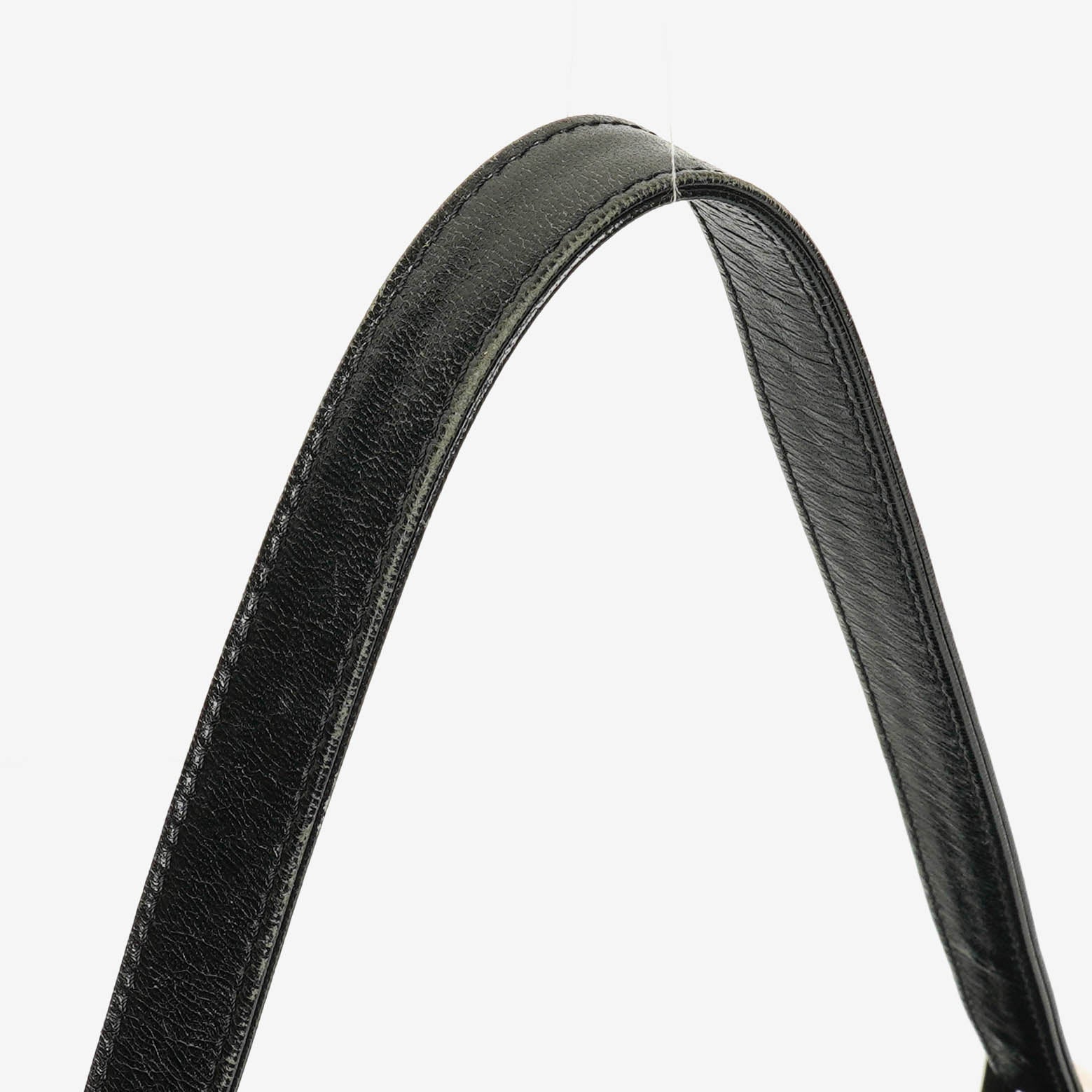 Fendi Mamma Baguette Schultertasche aus schwarzer Wolle