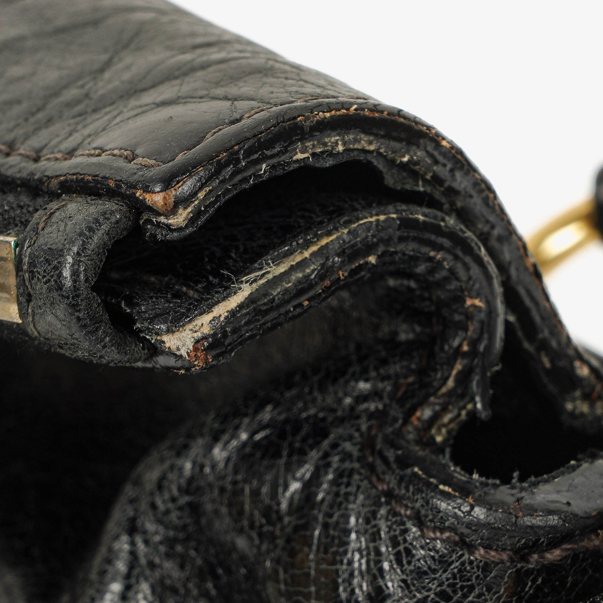 Miu Miu Vitello Black Bow Satchel Bag