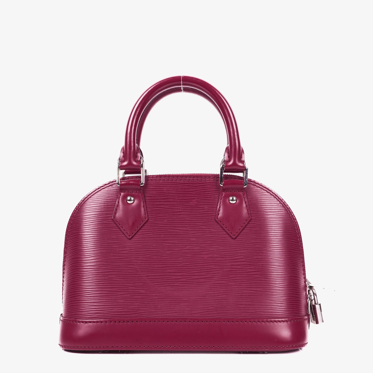 Louis Vuitton Alma BB EPI Fuchsia Leder-Handtasche