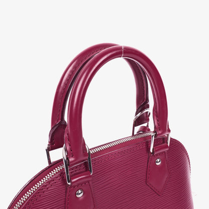Louis Vuitton Alma BB EPI Fuchsia Leder-Handtasche