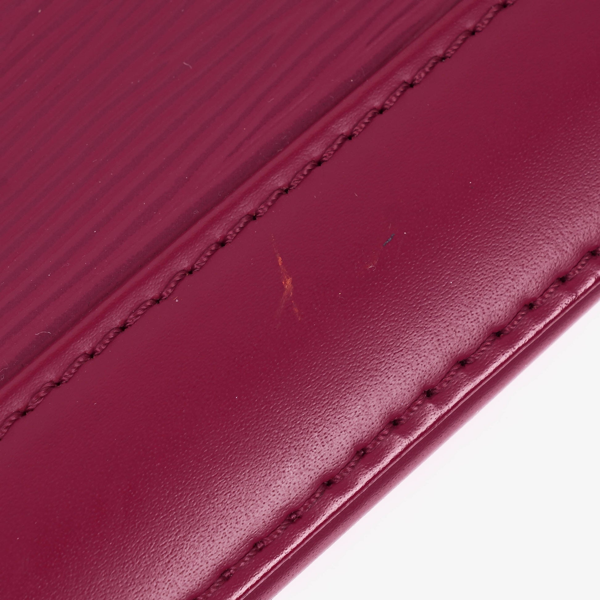 Louis Vuitton Alma BB EPI Fuchsia Leder-Handtasche