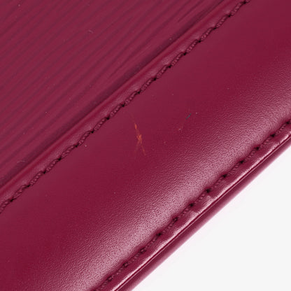 Louis Vuitton Alma BB EPI Fuchsia Leder-Handtasche
