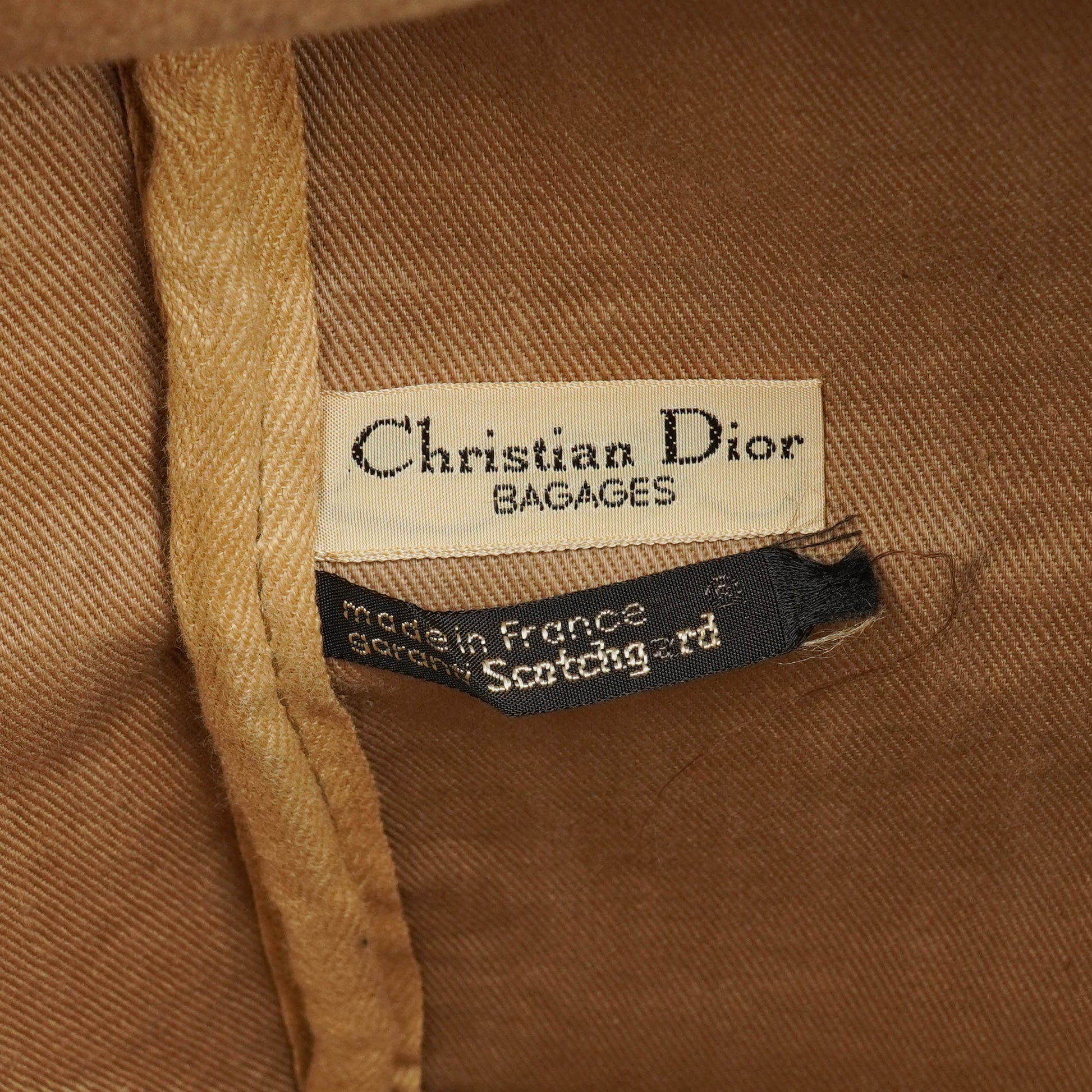 Christian Dior Trotter 40 Vintage Boston Tasche in Beige/Navy