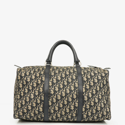 Christian Dior Trotter 40 Vintage Boston Tasche in Beige/Navy