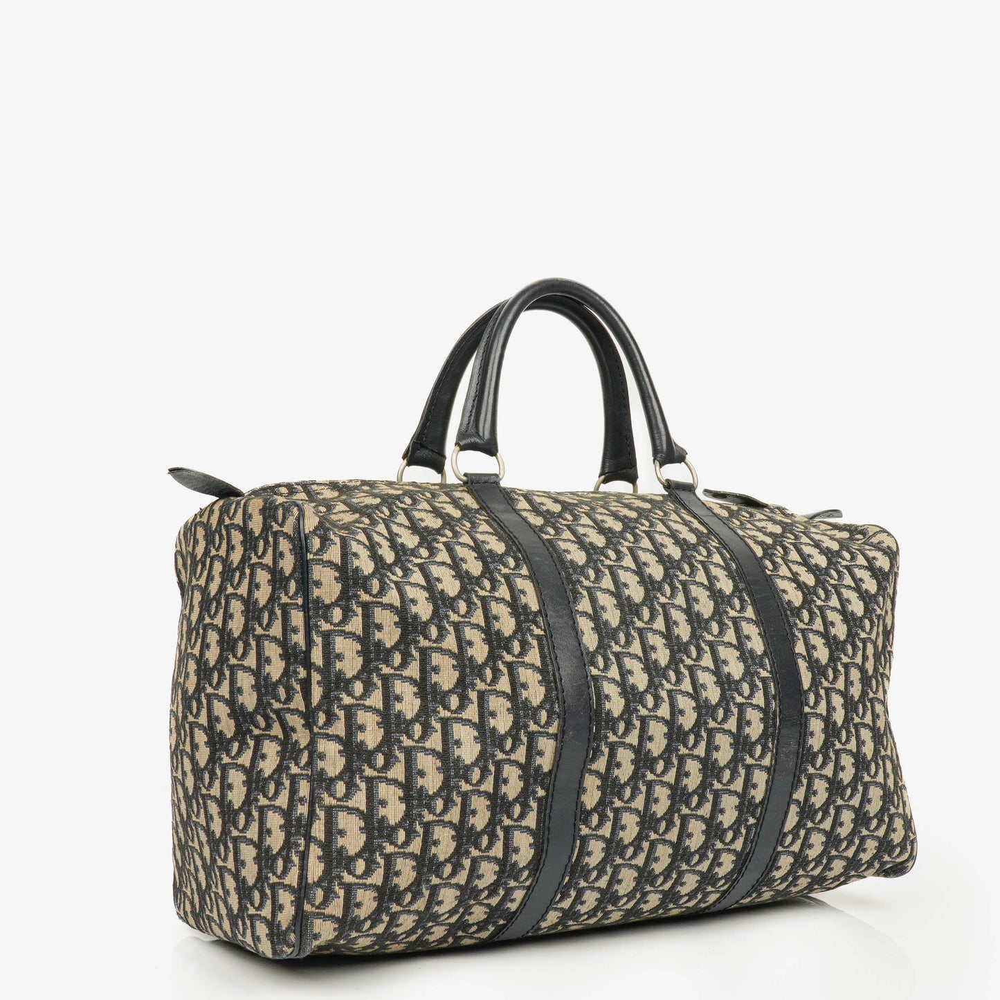 Christian Dior Trotter 40 Vintage Boston Tasche in Beige/Navy