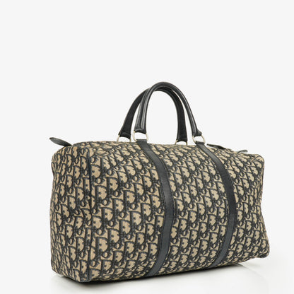 Christian Dior Trotter 40 Vintage Boston Tasche in Beige/Navy