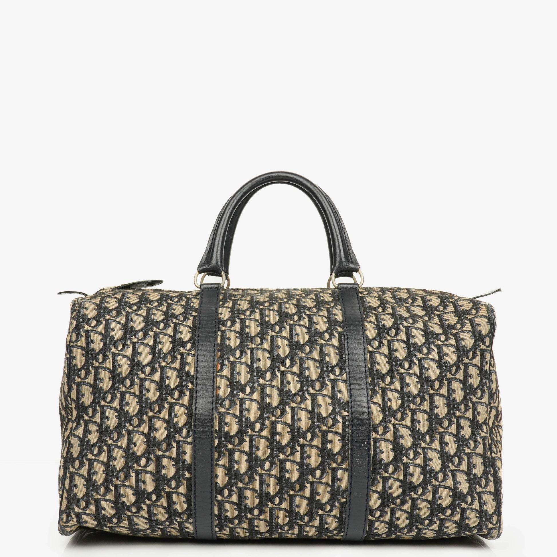 Christian Dior Trotter 40 Vintage Boston Tasche in Beige/Navy