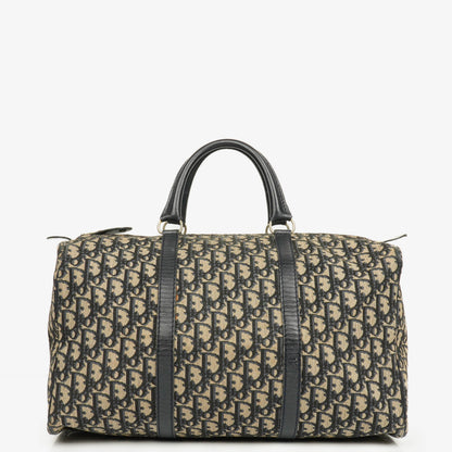 Christian Dior Trotter 40 Vintage Boston Tasche in Beige/Navy