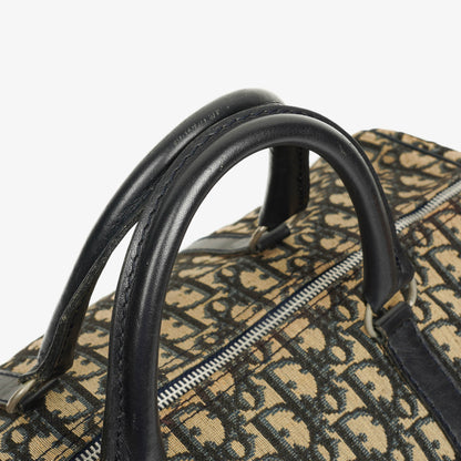 Christian Dior Trotter 40 Vintage Boston Tasche in Beige/Navy
