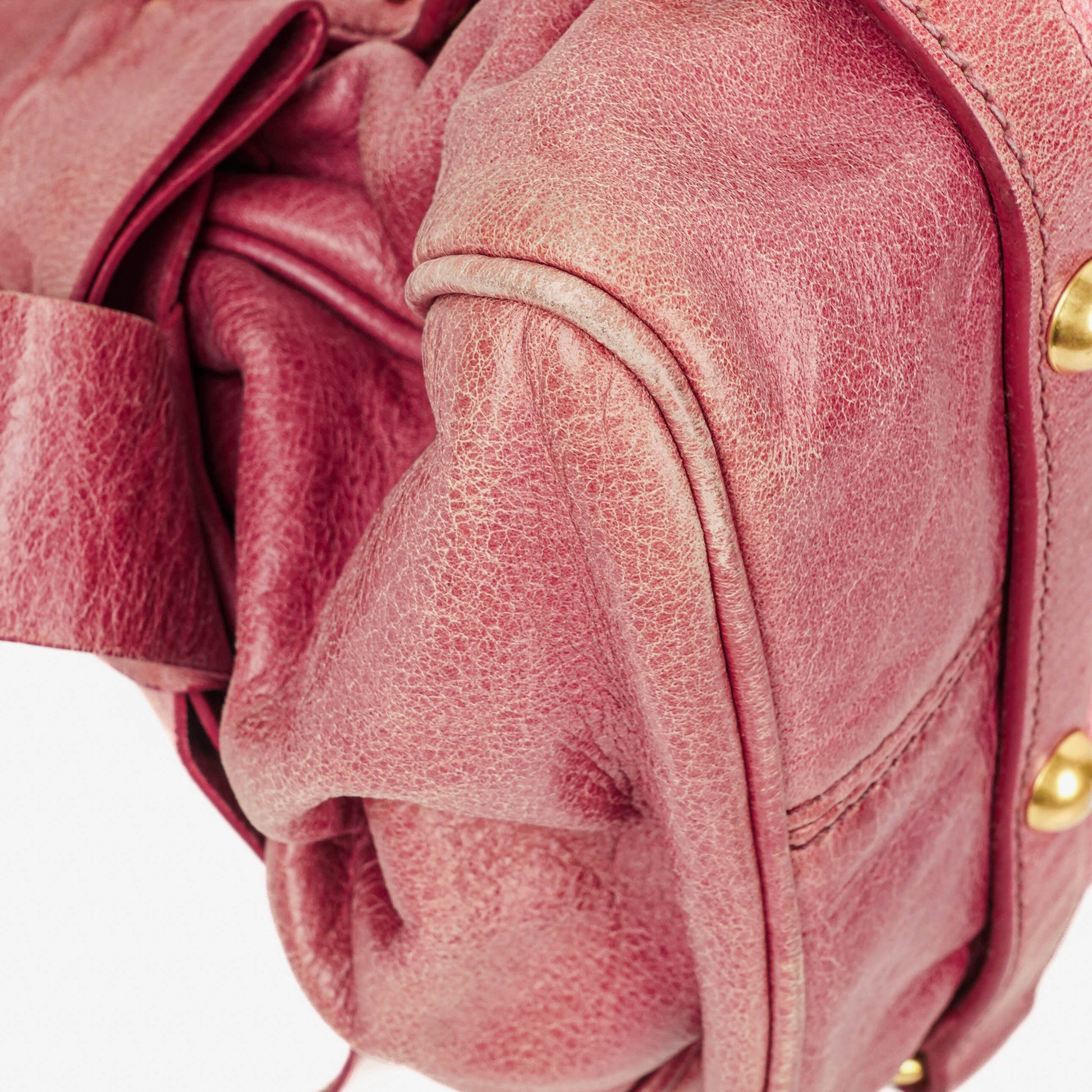 Miu Miu Vitello Bow Satchel Bag