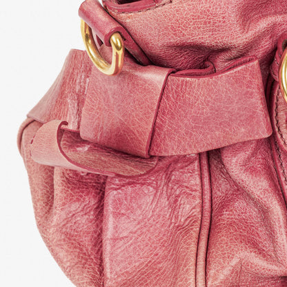 Miu Miu Vitello Bow Satchel Bag