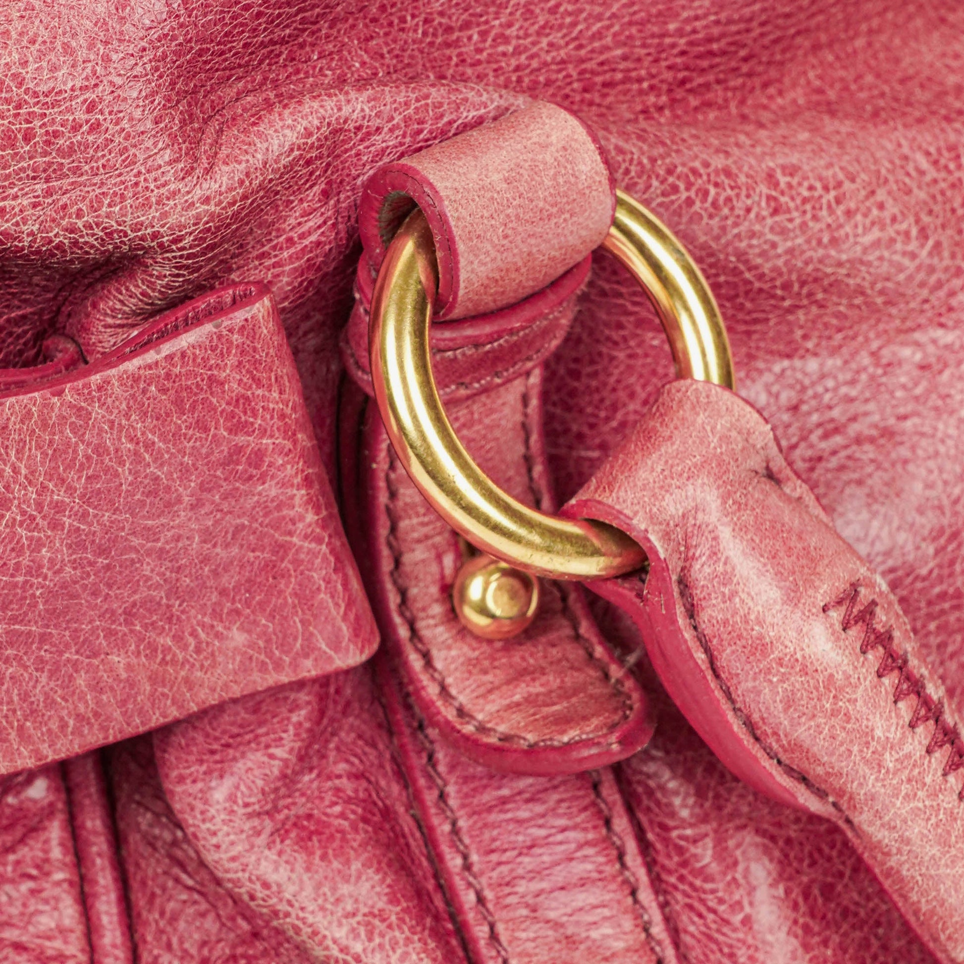 Miu Miu Vitello Bow Satchel Bag