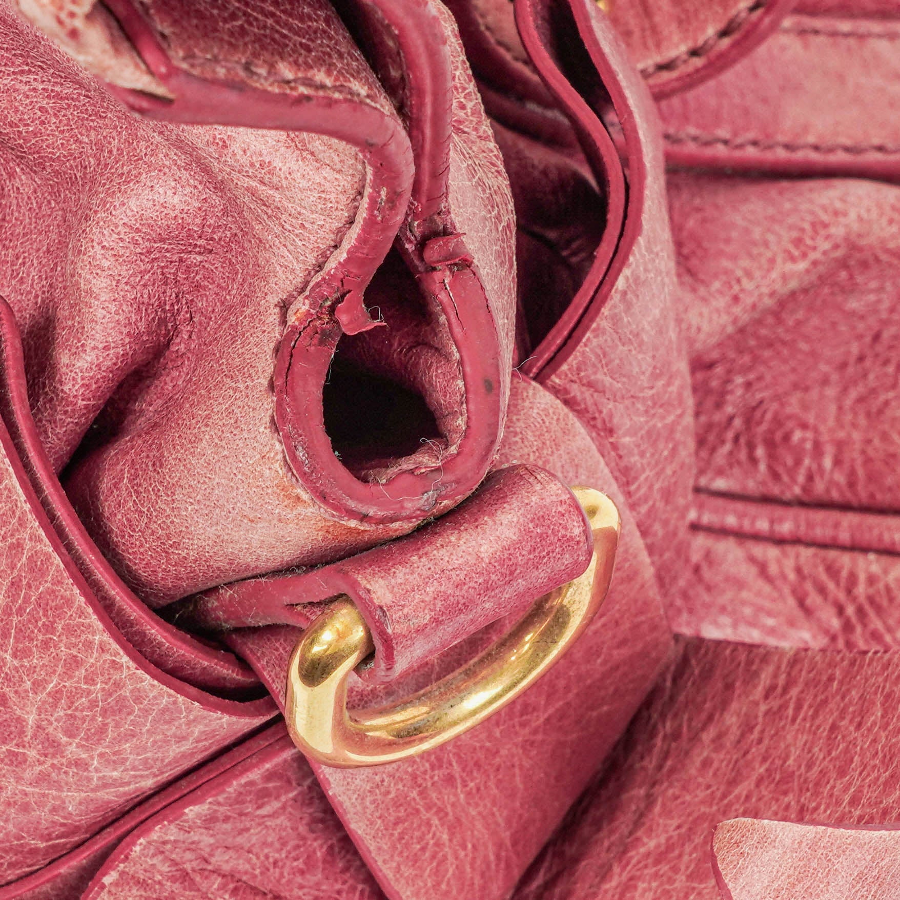 Miu Miu Vitello Bow Satchel Bag