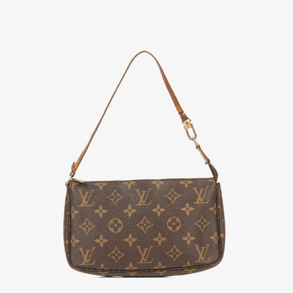 Louis Vuitton Pochette Accessoires Monogram Canvas Clutch-Handtasche