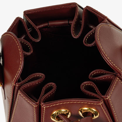 Cartier Must de Cartier Tasche aus burgunderrotem Leder