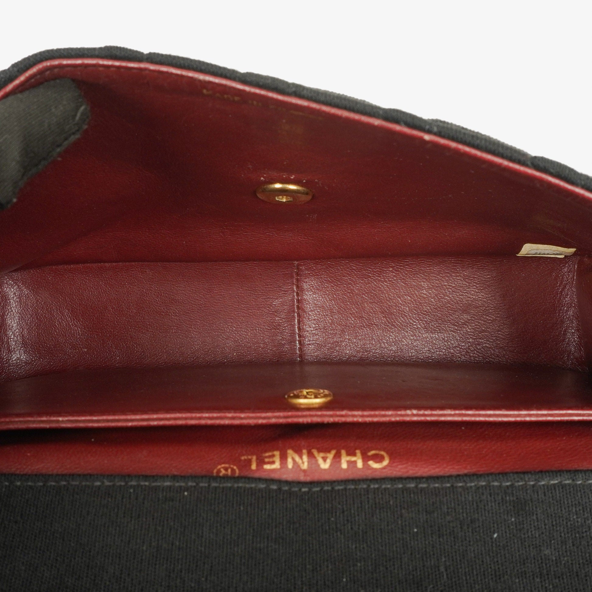 Chanel Medium Classic Vintage Single Flap Tasche aus gestepptem Lammleder und Jersey mit 24K vergoldeter Hardware