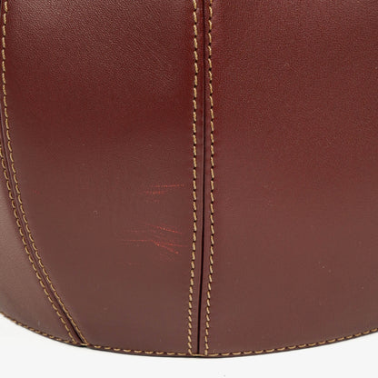 Cartier Must de Cartier Tasche aus burgunderrotem Leder