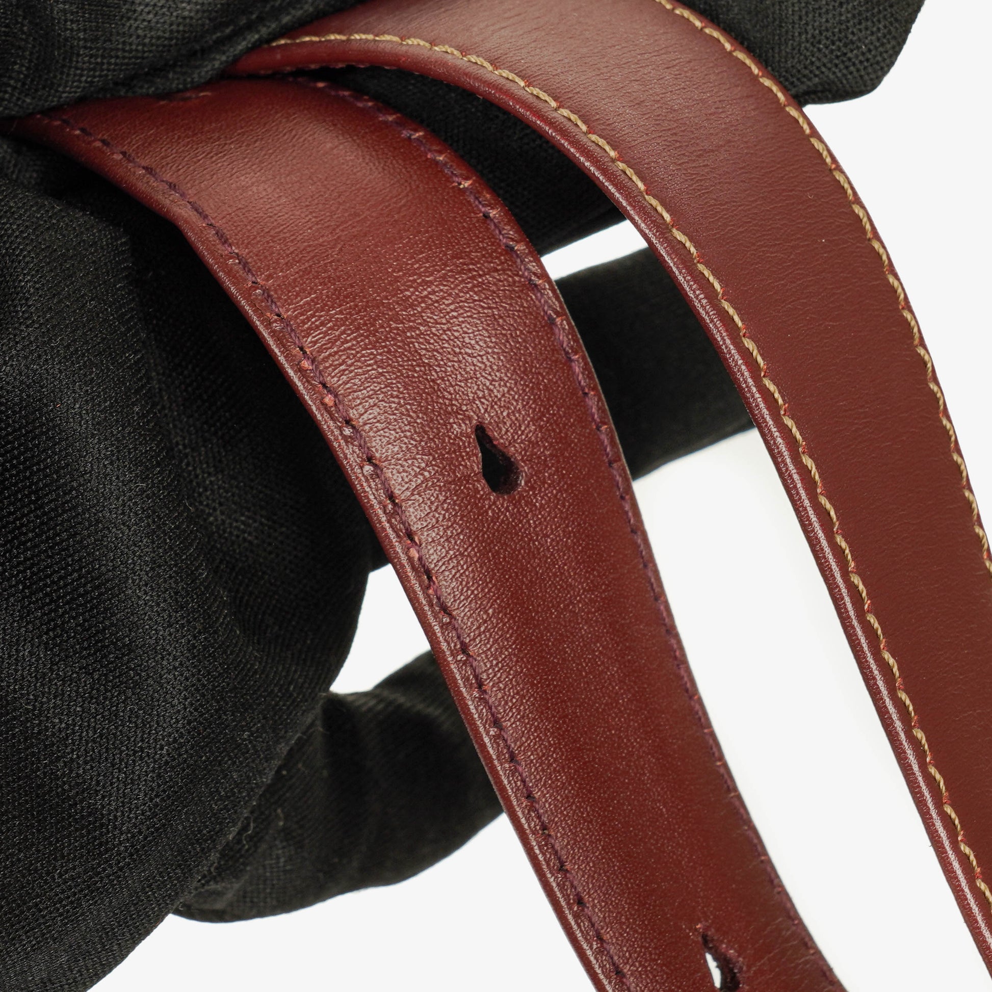 Cartier Must de Cartier Tasche aus burgunderrotem Leder
