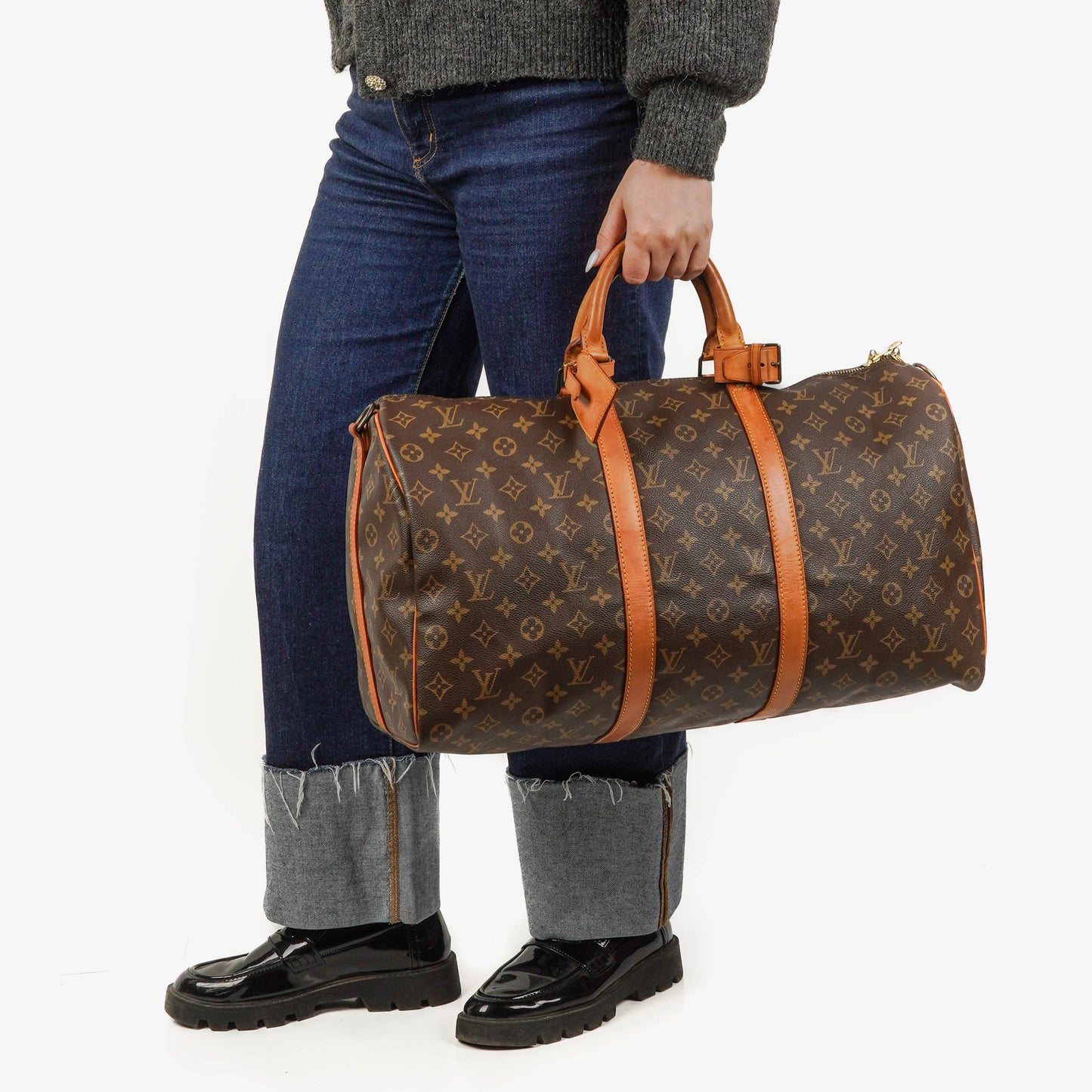 Louis Vuitton Keepall 50 Reisetasche aus Monogram Canvas