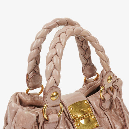 Miu Miu Matelasse Leder-Tote-Bag