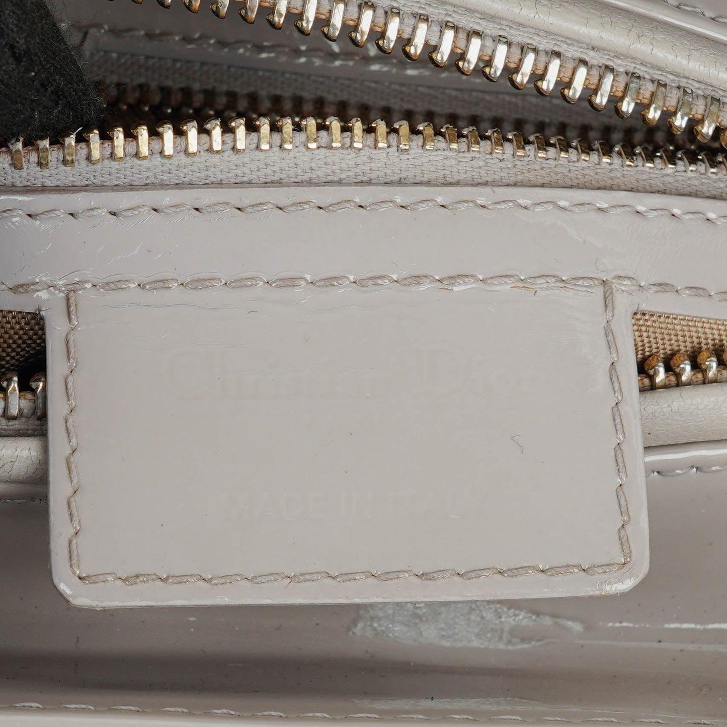 Dior Lady Dior Vintage Medium Handtasche aus Lack-Kalbsleder