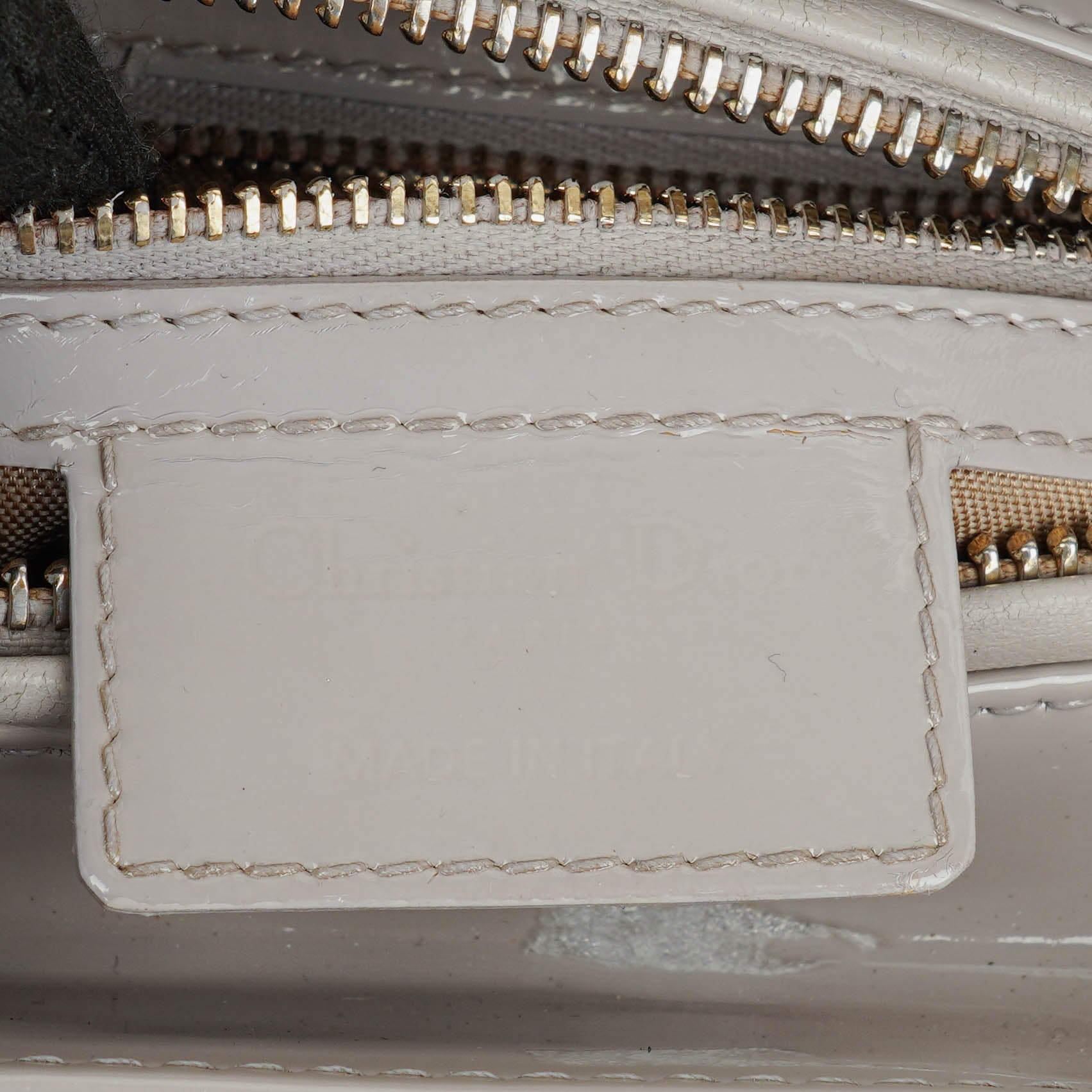 Dior Lady Dior Vintage Medium Handtasche aus Lack-Kalbsleder