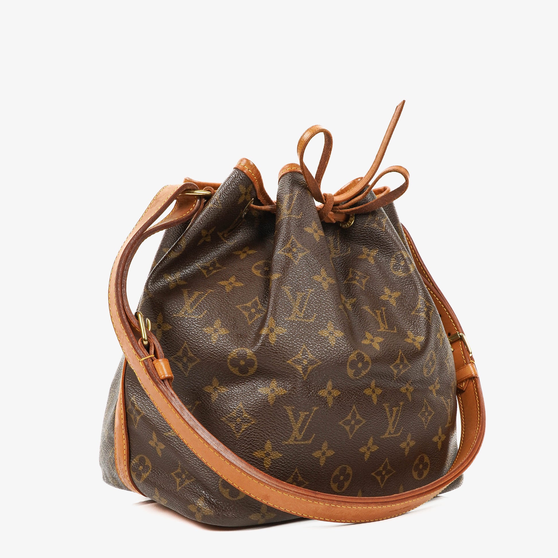Louis Vuitton Petit Noe Monogram Canvas Schultertasche