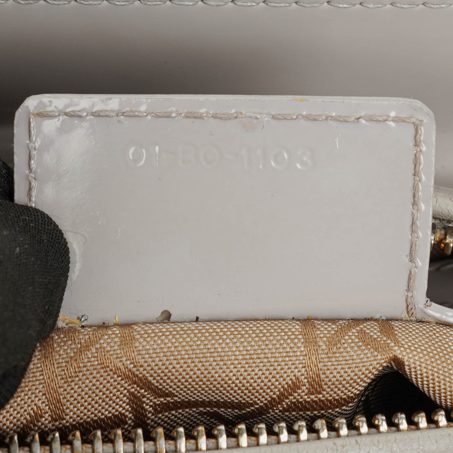 Dior Lady Dior Vintage Medium Handtasche aus Lack-Kalbsleder