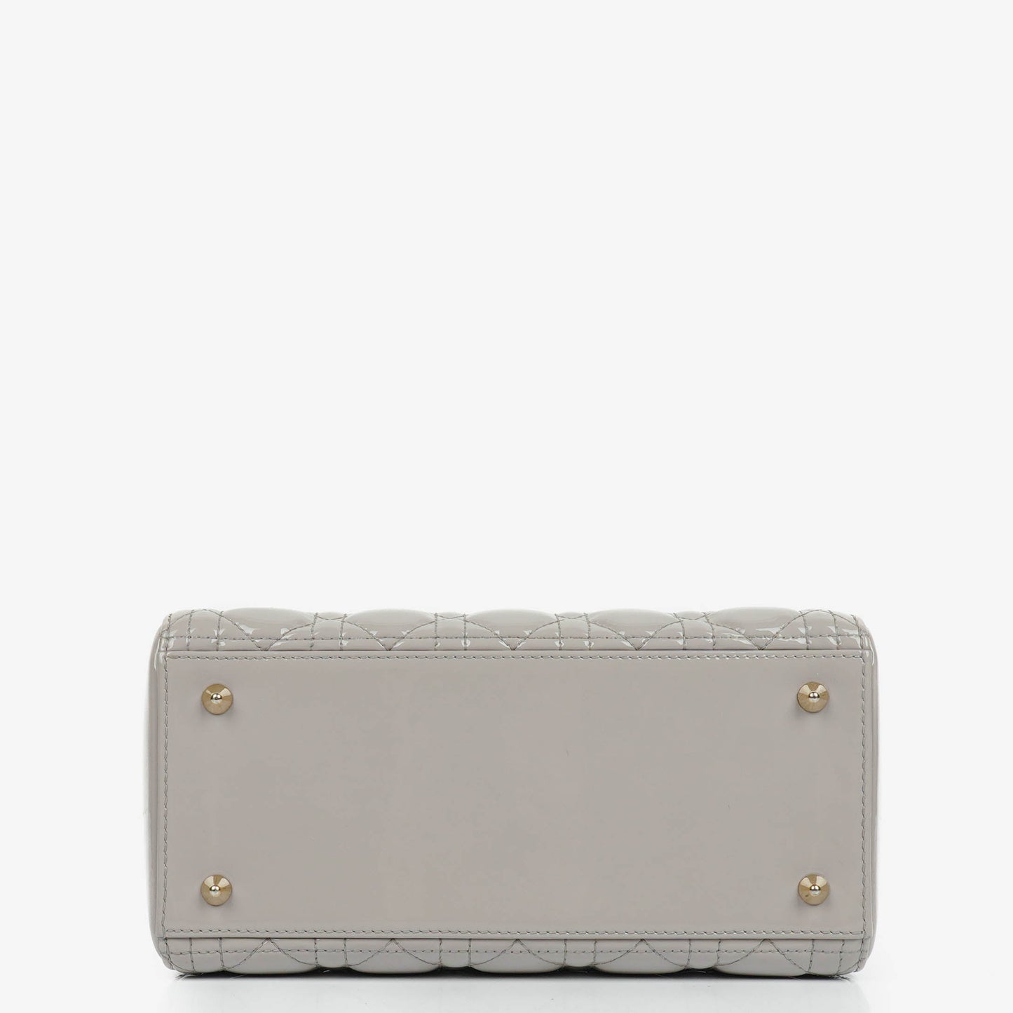 Dior Lady Dior Vintage Medium Handtasche aus Lack-Kalbsleder