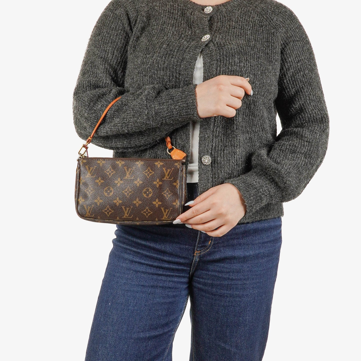 Louis Vuitton Pochette Accessoires Monogram Canvas Clutch
