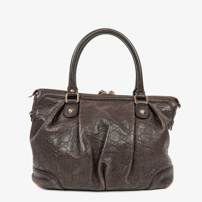 Gucci Suckey Hobo-Tasche aus Guccissima Leder