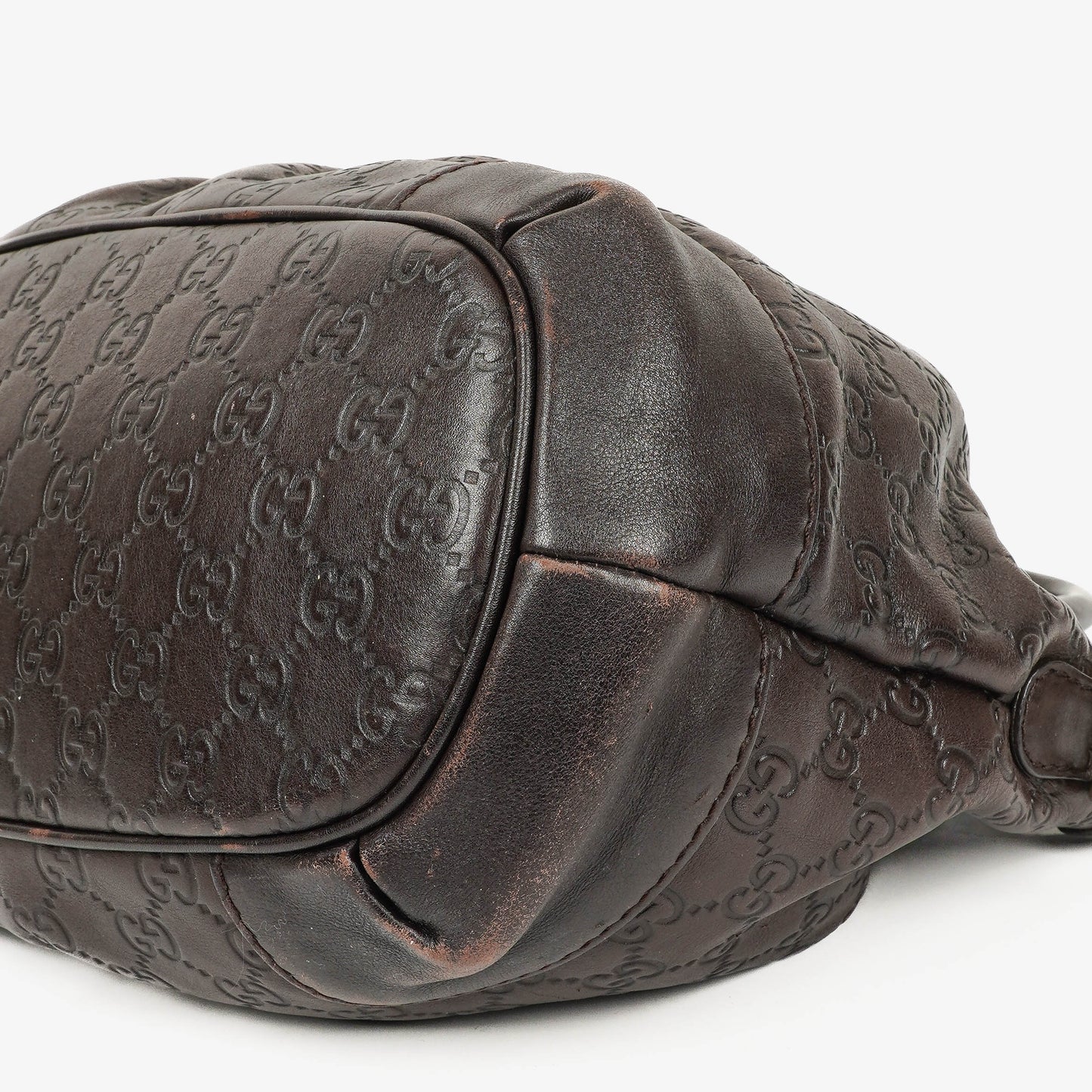 Gucci Suckey Hobo-Tasche aus Guccissima Leder