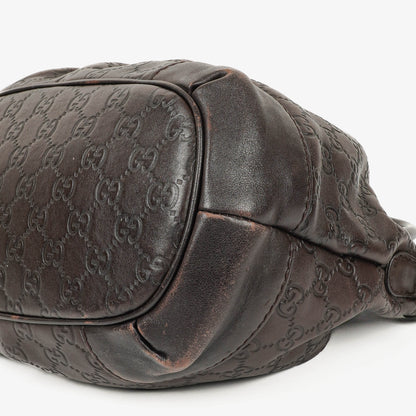 Gucci Suckey Hobo-Tasche aus Guccissima Leder
