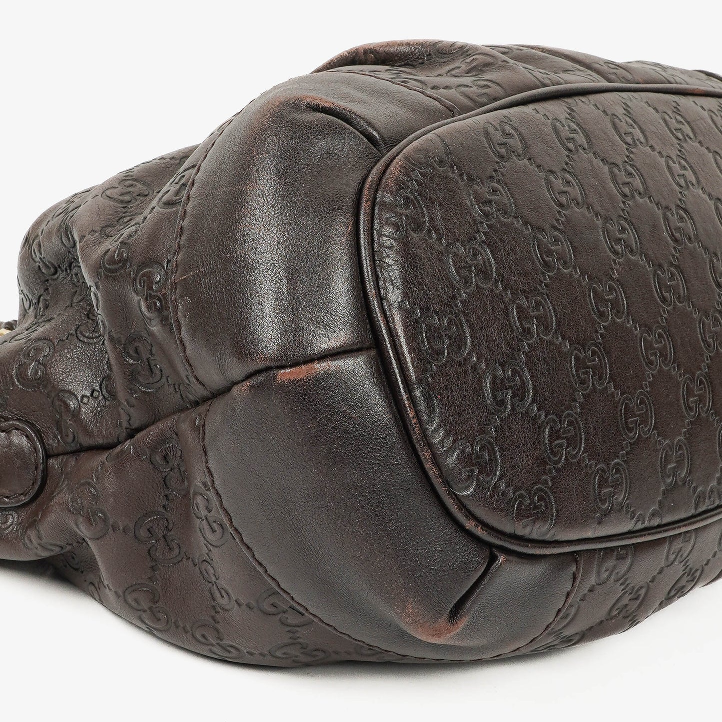 Gucci Suckey Hobo-Tasche aus Guccissima Leder