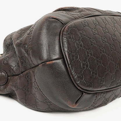 Gucci Suckey Hobo-Tasche aus Guccissima Leder