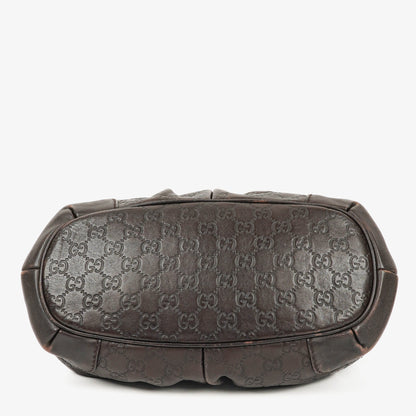 Gucci Suckey Hobo-Tasche aus Guccissima Leder