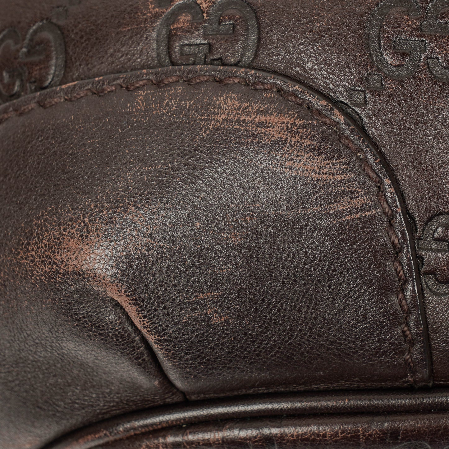 Gucci Suckey Hobo-Tasche aus Guccissima Leder