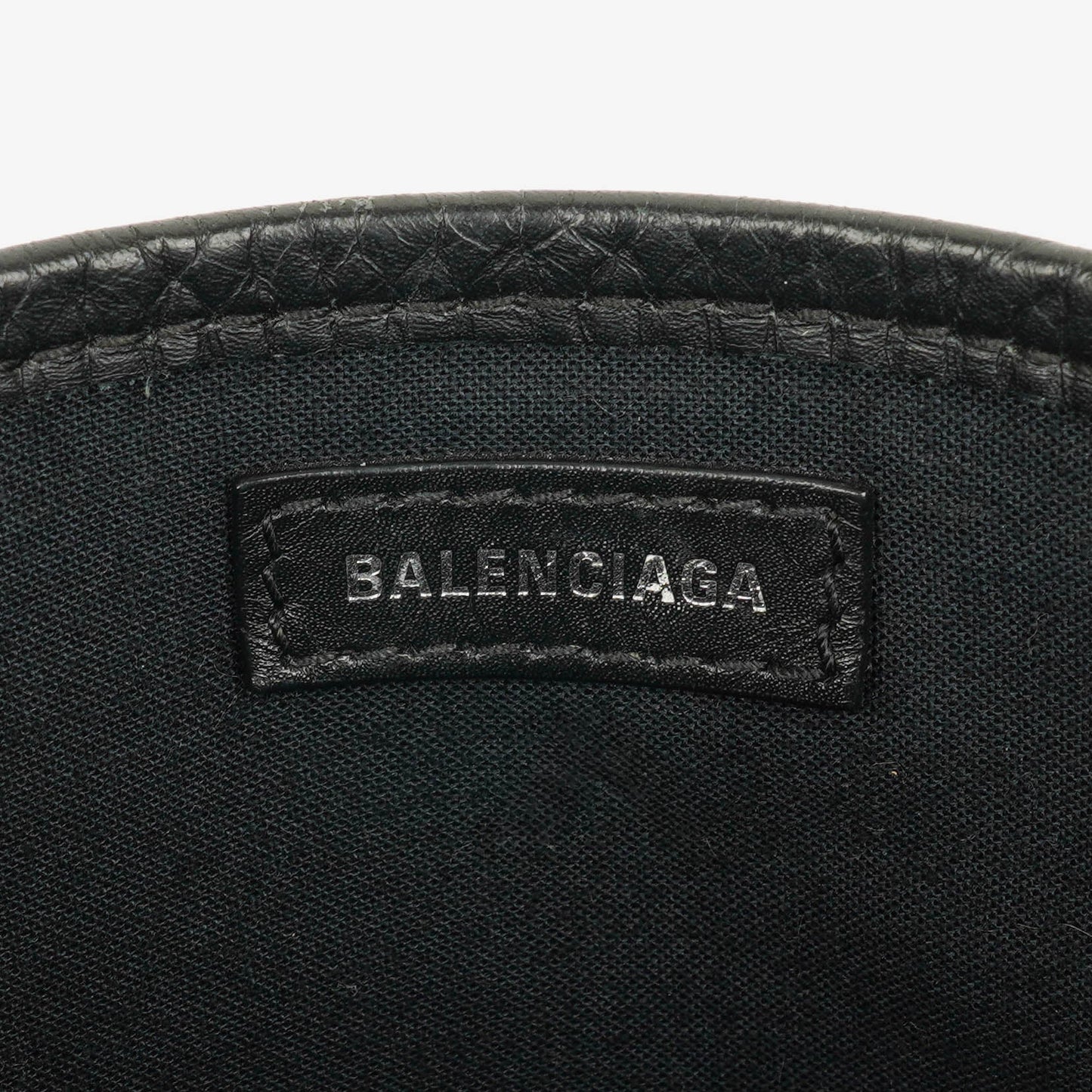 Balenciaga Cabas XS aus Navy Canvas und Kalbsleder mit Logo-Print