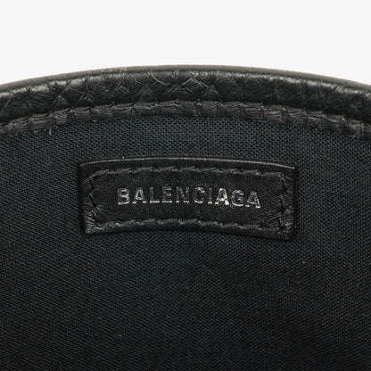 Balenciaga Cabas XS aus Navy Canvas und Kalbsleder mit Logo-Print