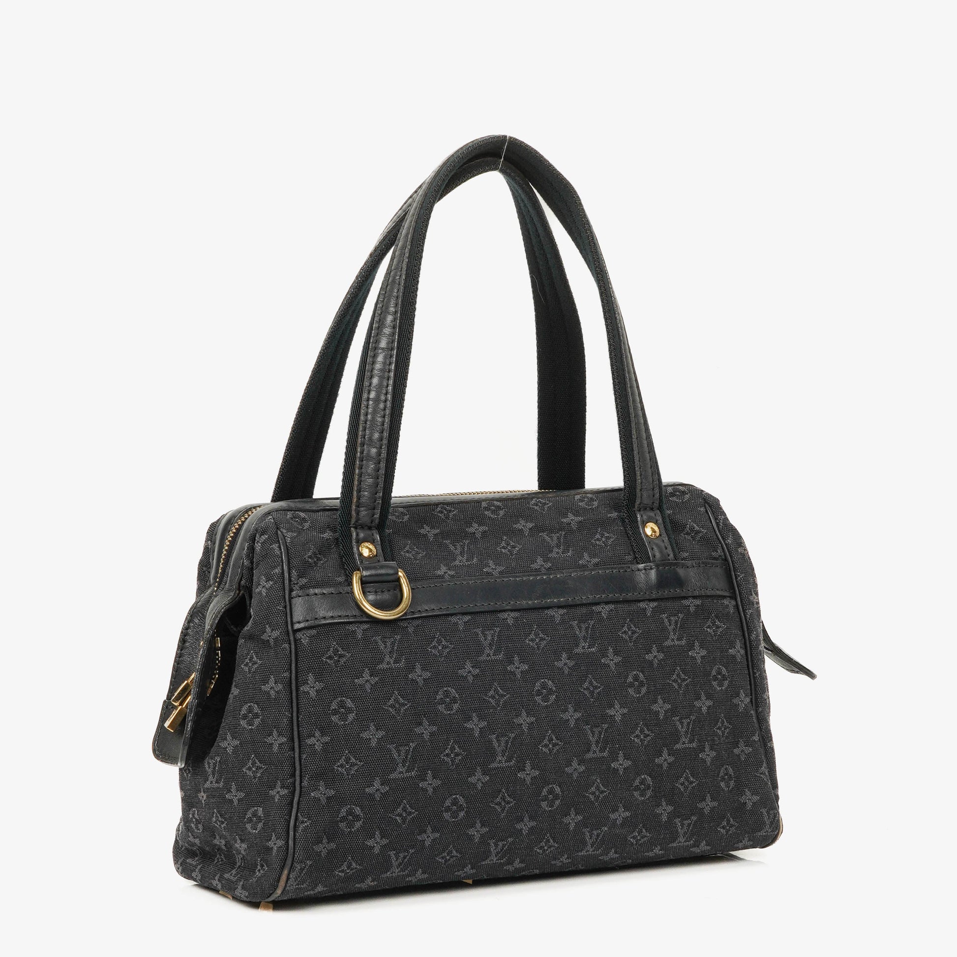 Louis Vuitton Josephine PM Tasche in Navy aus Mini Lin