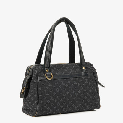 Louis Vuitton Josephine PM Tasche in Navy aus Mini Lin