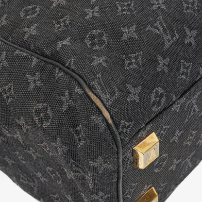 Louis Vuitton Josephine PM Tasche in Navy aus Mini Lin