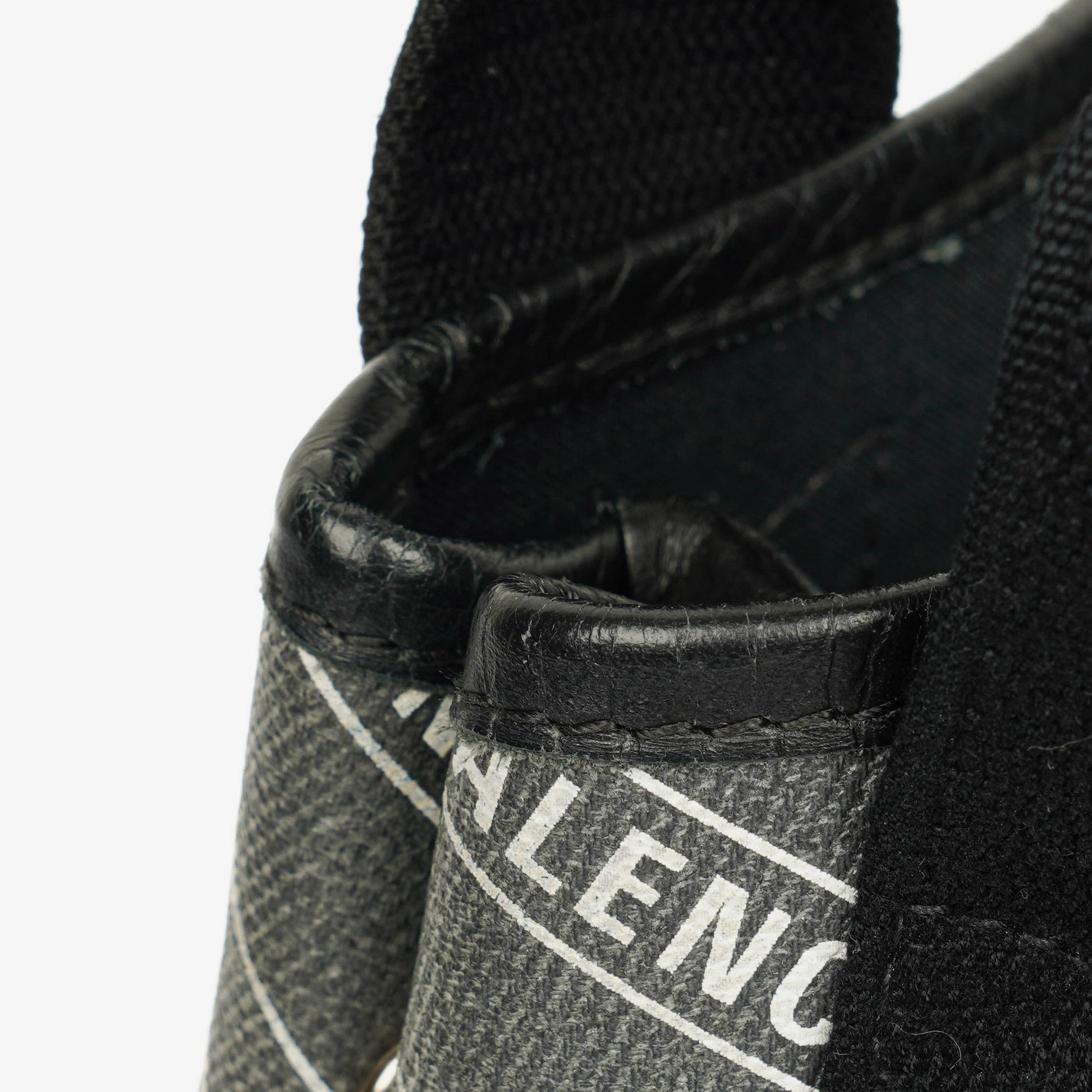 Balenciaga Cabas XS aus Navy Canvas und Kalbsleder mit Logo-Print