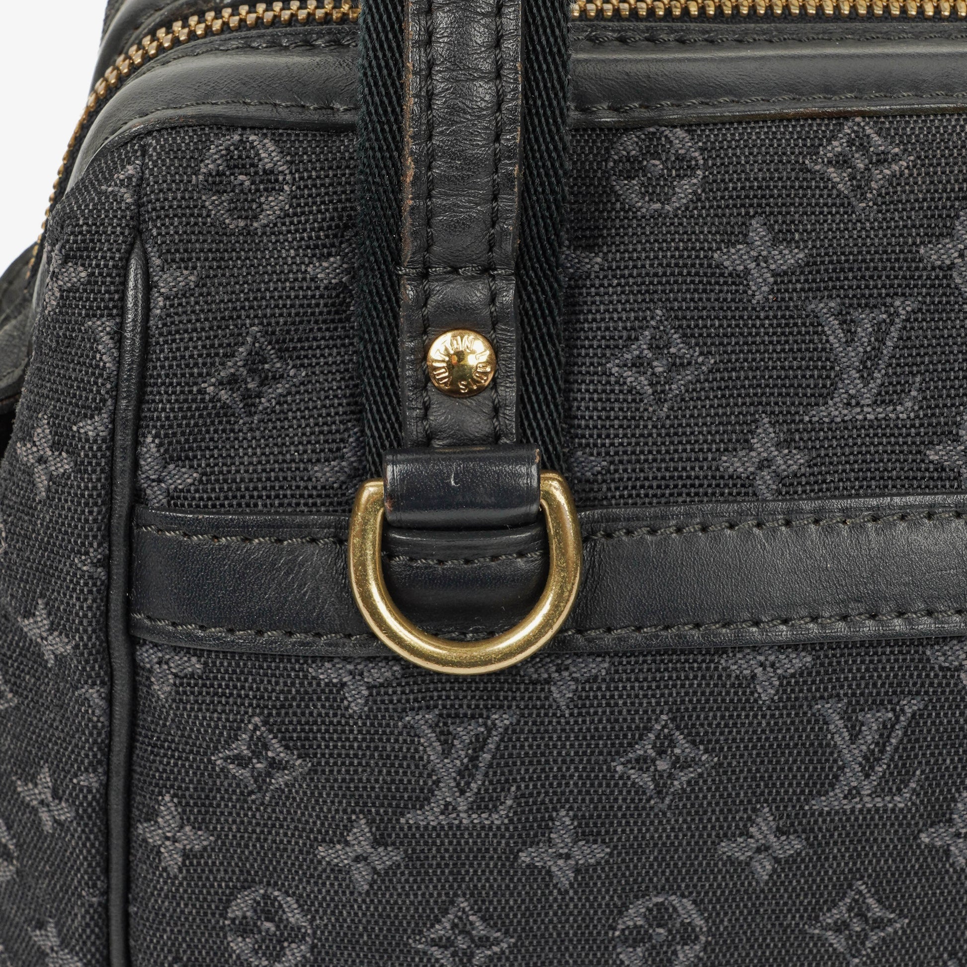 Louis Vuitton Josephine PM Tasche in Navy aus Mini Lin
