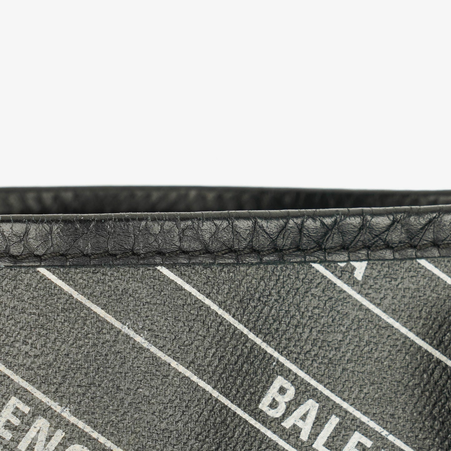 Balenciaga Cabas XS aus Navy Canvas und Kalbsleder mit Logo-Print