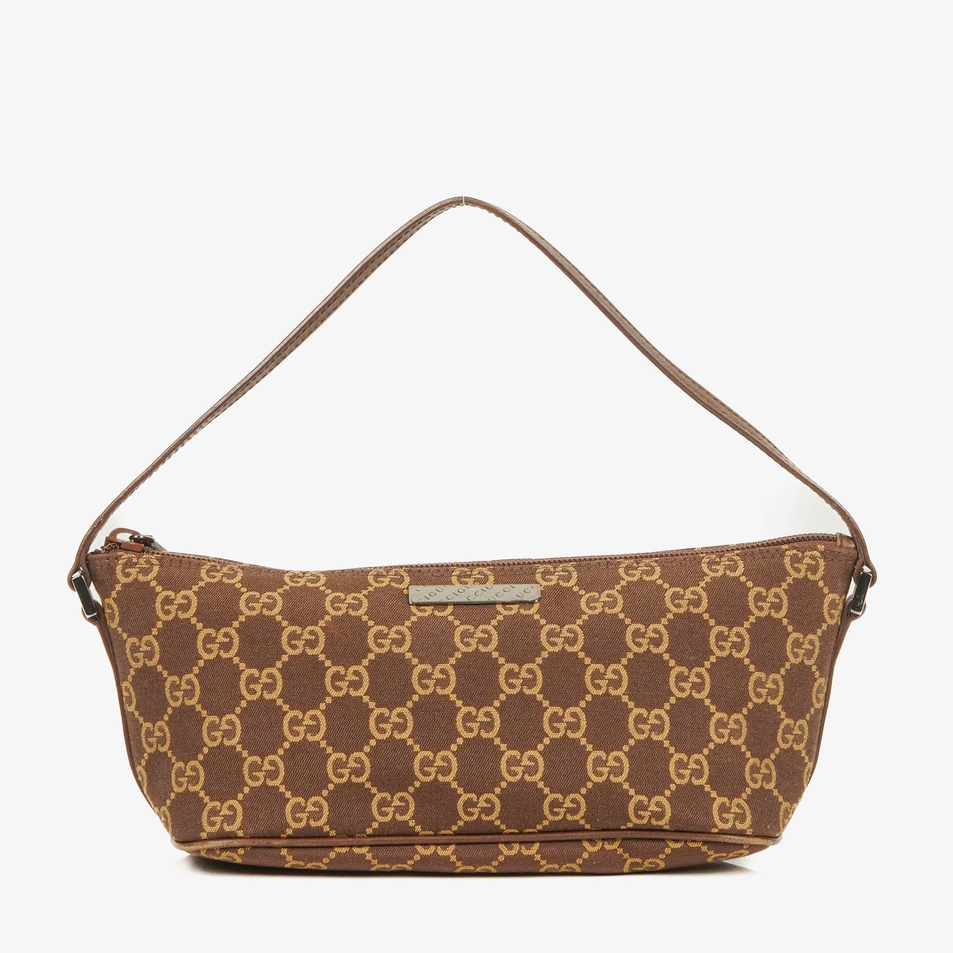 Gucci Mini Baguette Pochette Boat Tasche mit GG Monogram