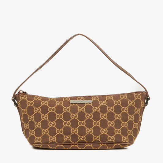 Gucci Mini Baguette Pochette Boat Tasche mit GG Monogram