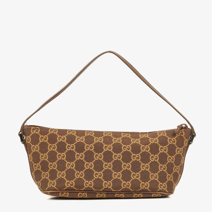 Gucci Mini Baguette Pochette Boat Tasche mit GG Monogram
