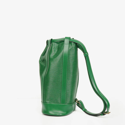 Louis Vuitton Randonnee PM Rucksack aus grünem Epi-Leder