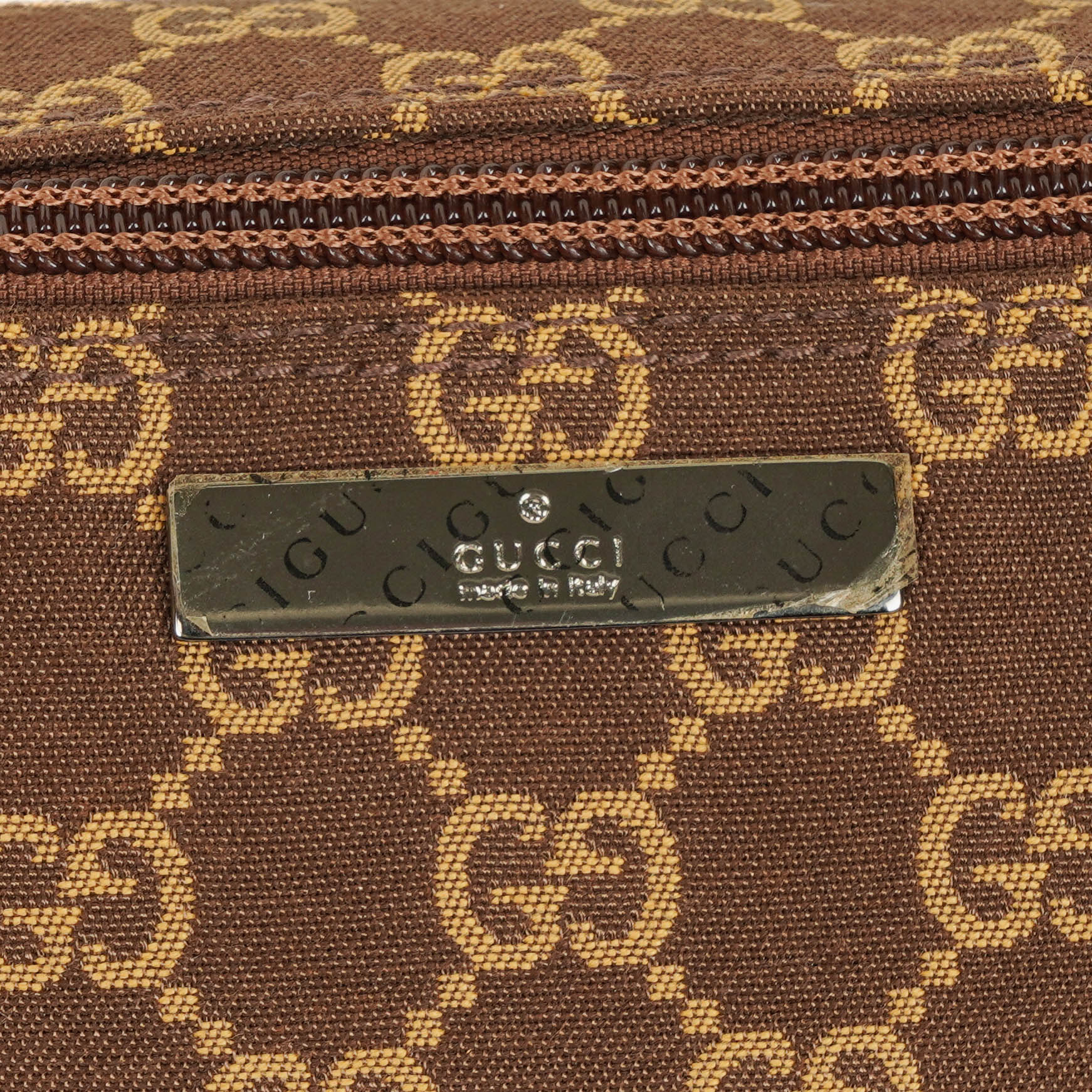 Gucci Mini Baguette Pochette Boat Tasche mit GG Monogram